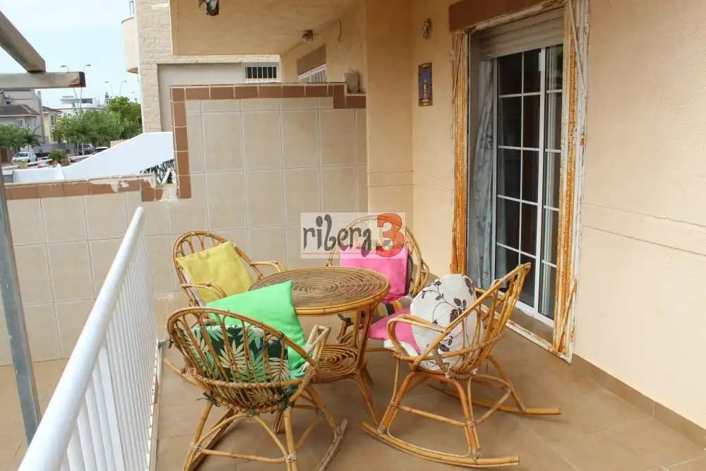 Terrasse von Wohnung zum Verkauf in San Javier mit Klimaanlage, Terrasse und Balkon