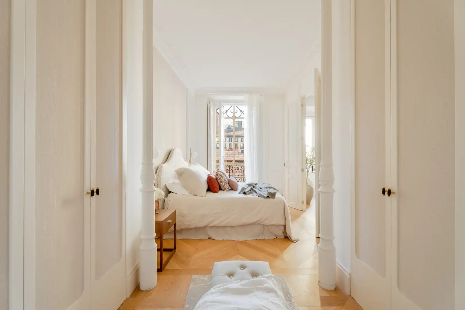 Bedroom of Flat for sale in Madrid  with Air Conditioner, Heating and Parquet flooring