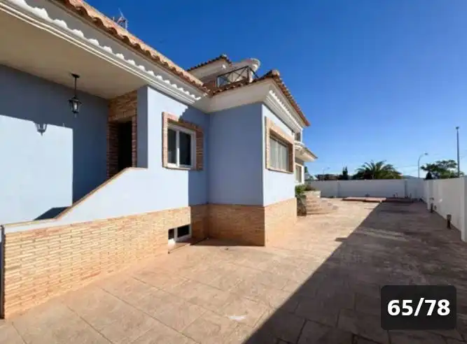 Vista exterior de Casa o chalet en venta en Cartagena con Calefacción, Jardín privado y Terraza