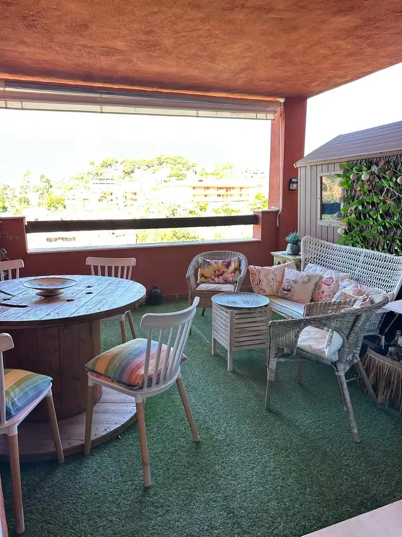 Terraza de Apartamento en venta en Marbella con Jardín privado, Terraza y Trastero