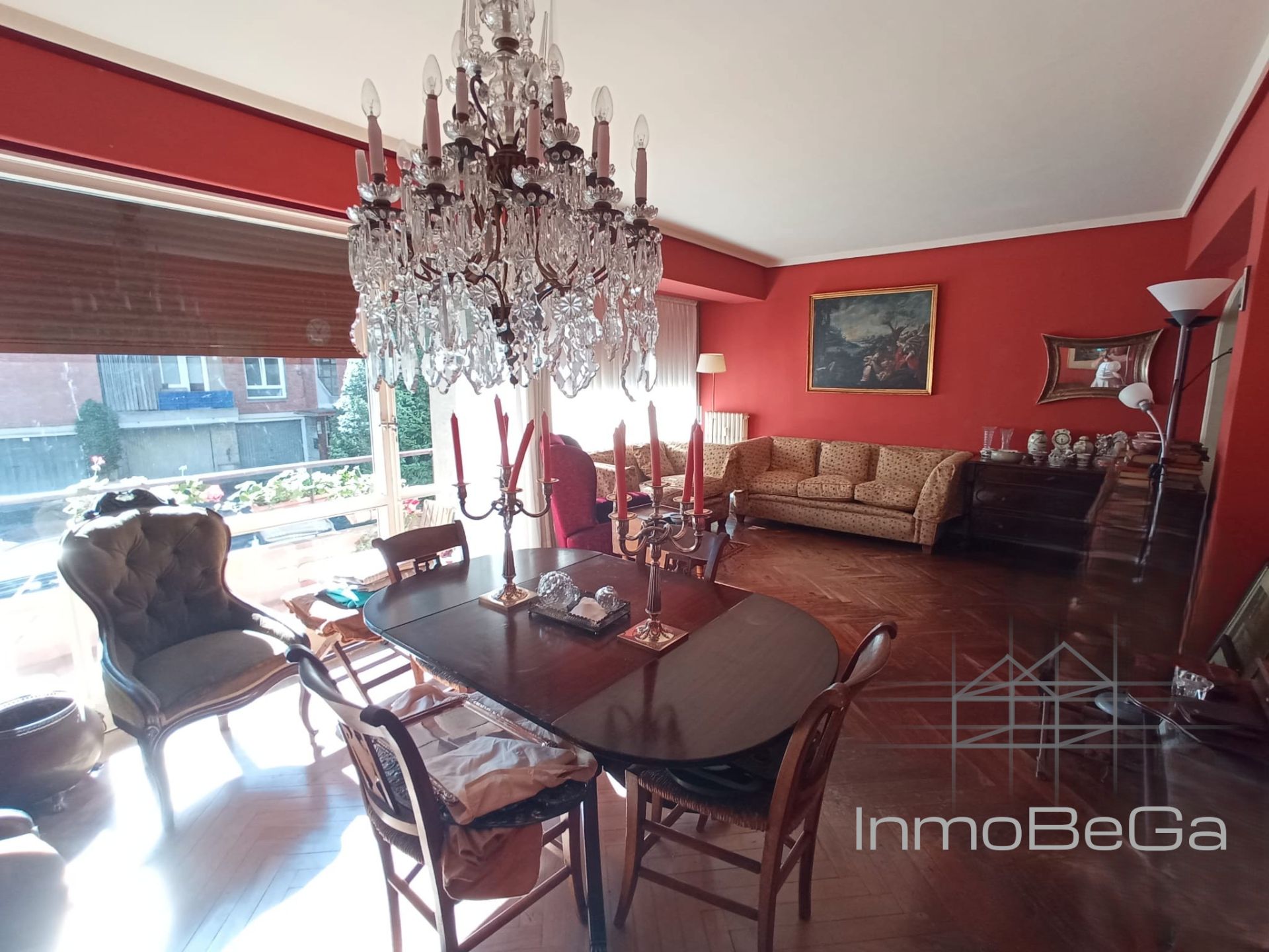 Living room of Flat for sale in Getxo   with Heating, Parquet flooring and Storage room