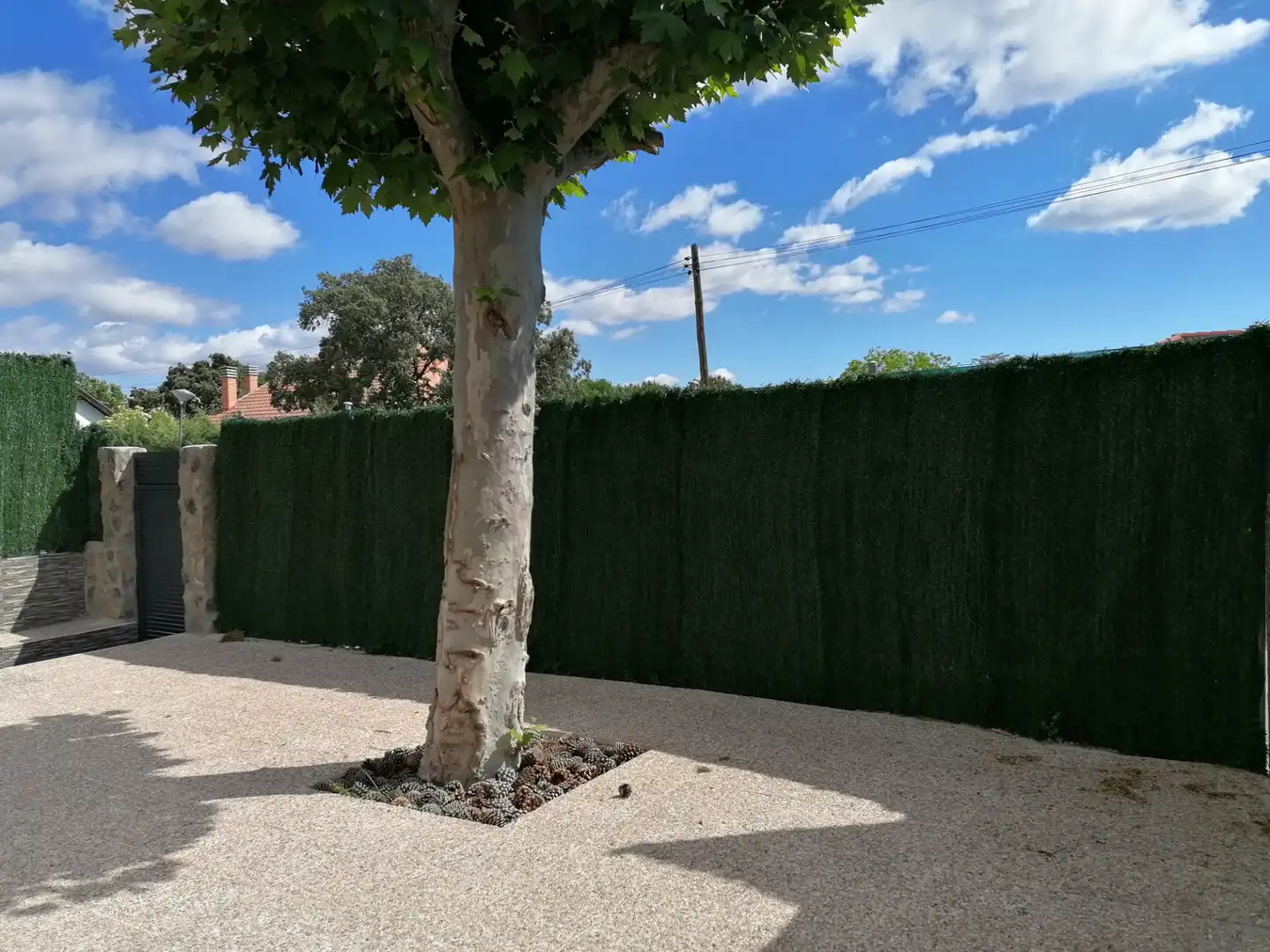 Jardí de Apartament de lloguer en Villanueva de la Cañada amb Calefacció, Forn i Rentadora