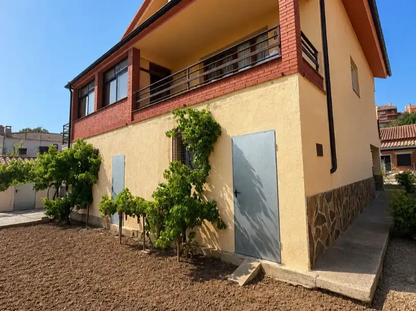 Exterior view of Houses for sale in Horta de Sant Joan  with Air Conditioner, Terrace and Swimming Pool