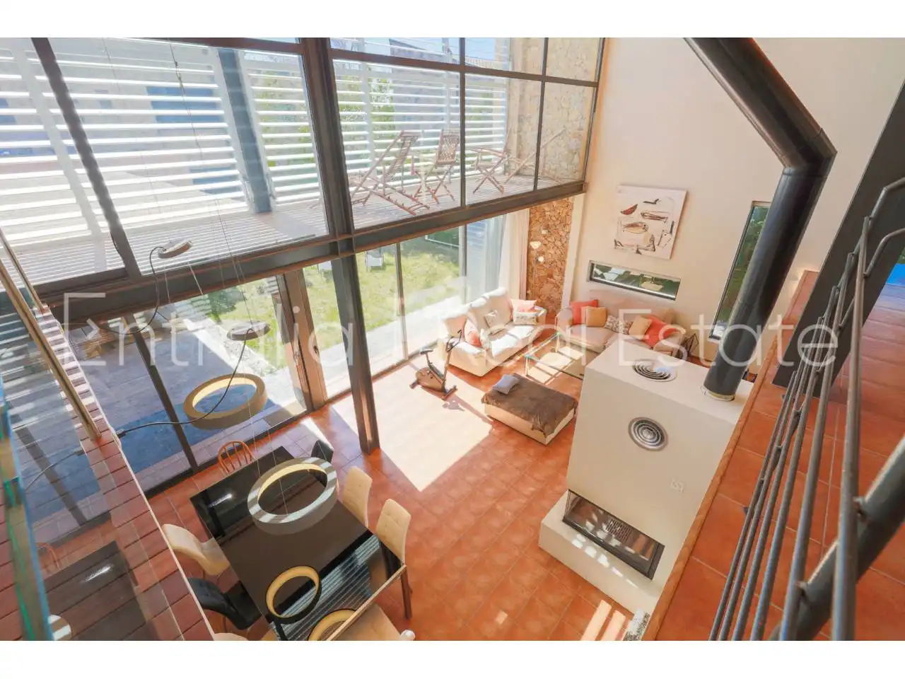 Sala de estar de Casa o chalet en venta en Albons con Aire acondicionado, Calefacción y Jardín privado