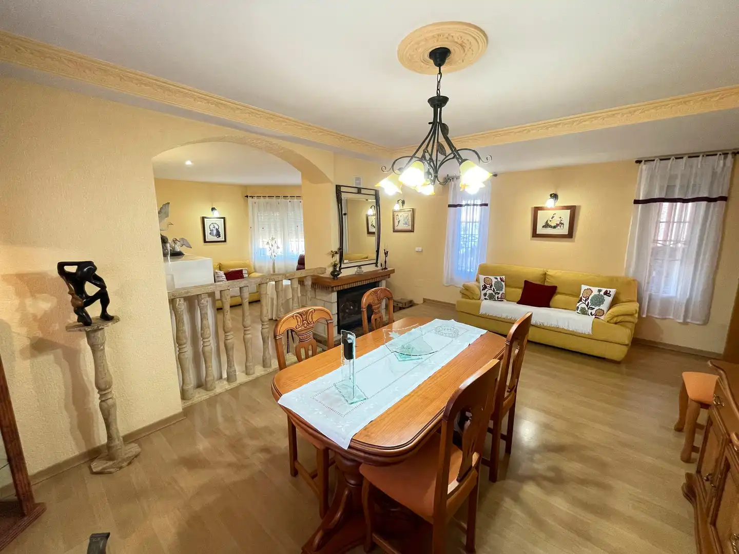 Dining room of Houses for sale in Almería  with Air Conditioner, Heating and Private garden