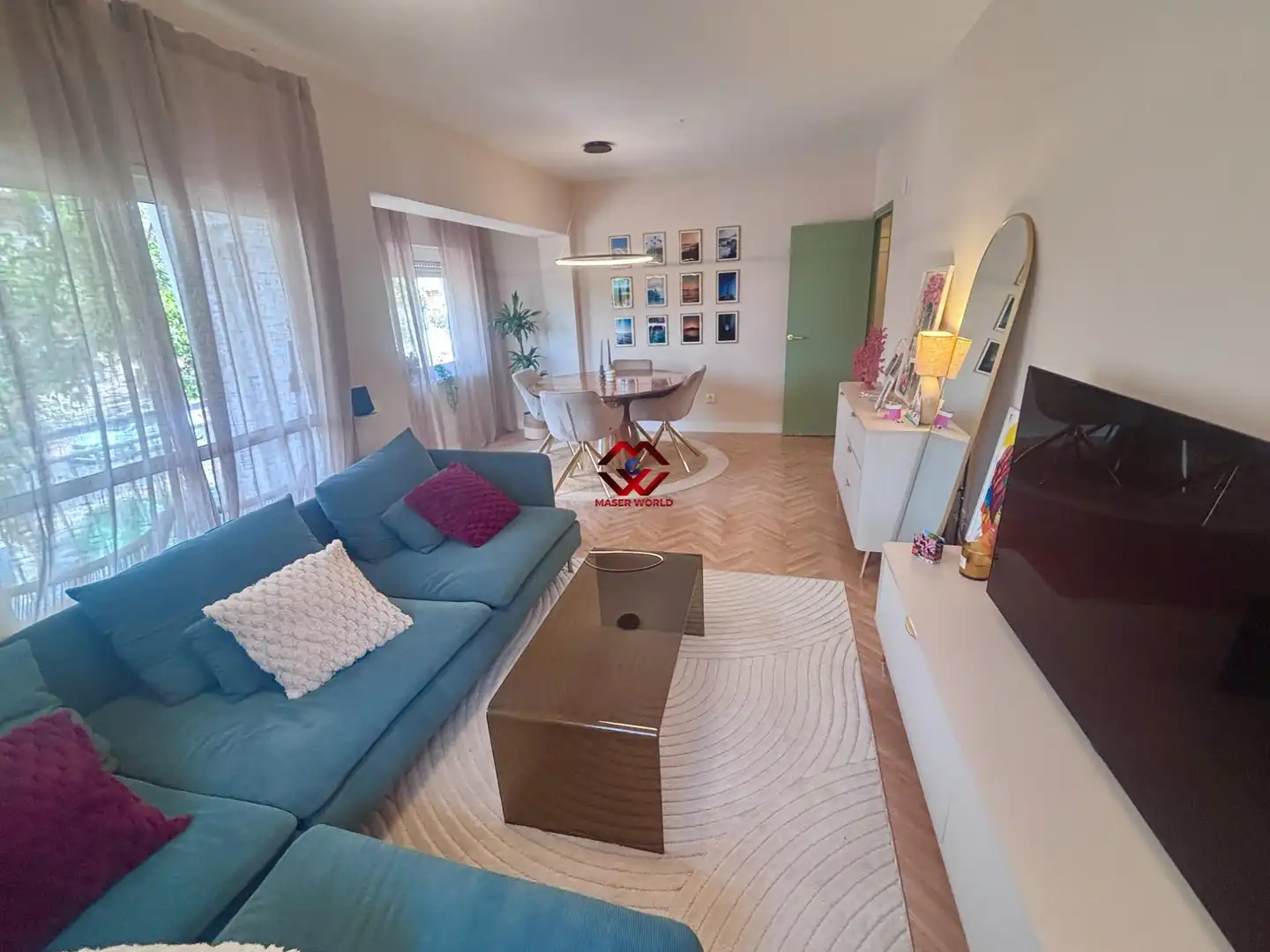 Living room of Apartments for sale in San Javier  with Air Conditioner, Terrace and Furnished