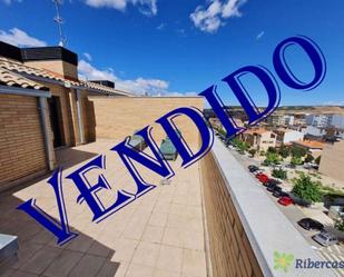 Exterior view of Attic for sale in Tudela  with Terrace and Balcony