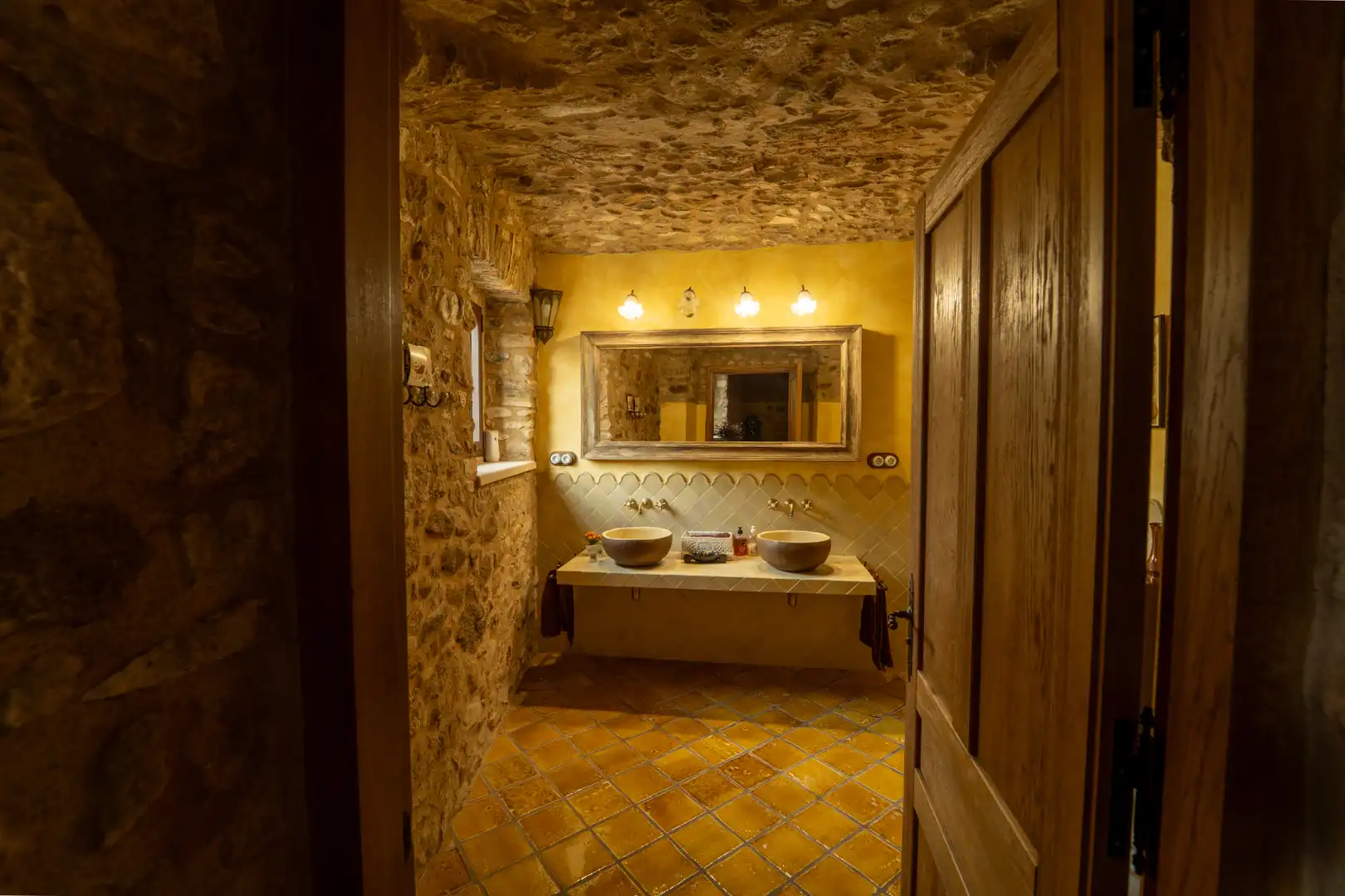 Baño de Finca rústica en venta en Sant Joan de Mollet con Aire acondicionado, Calefacción y Jardín privado