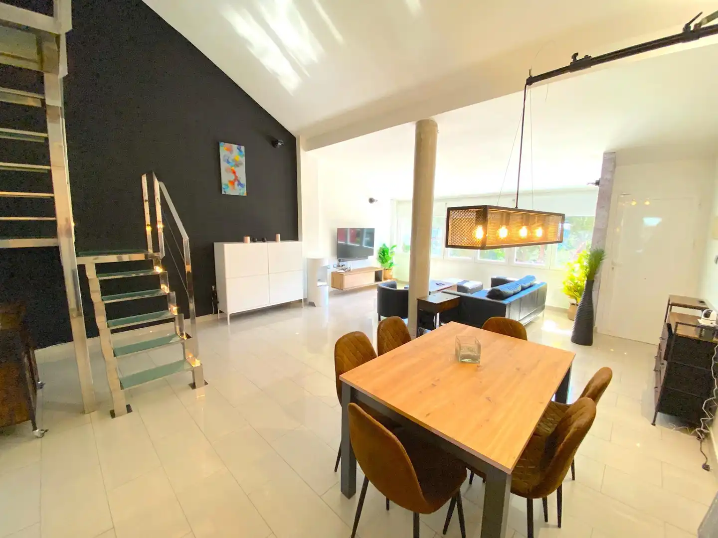 Sala de estar de Casa adosada en venta en Mazarrón con Piscina comunitaria