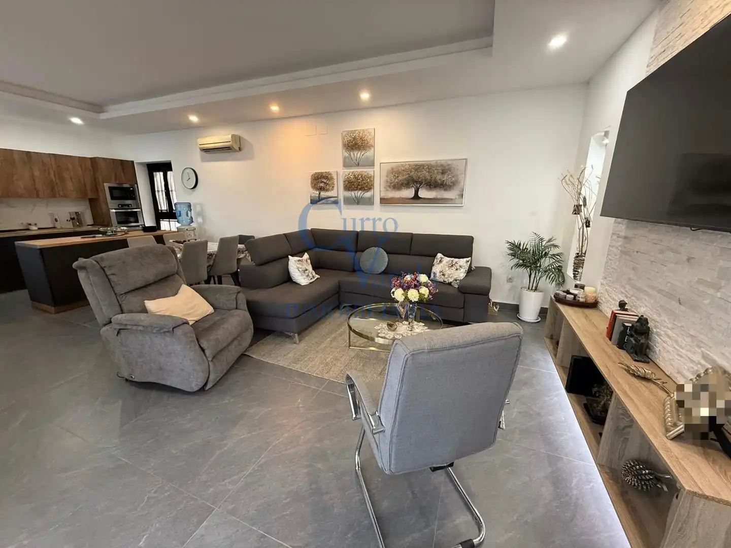 Sala de estar de Finca rústica en venta en Dos Hermanas con Aire acondicionado, Calefacción y Trastero