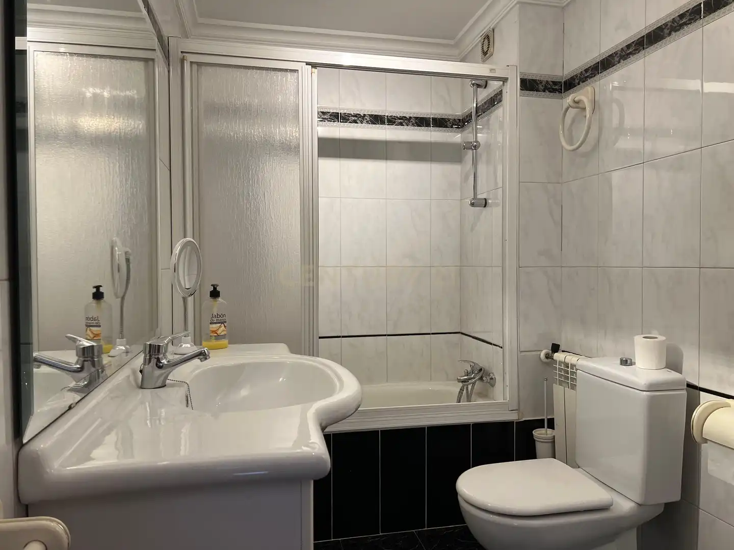 Bany de Apartament de lloguer en Granada amb Aire condicionat, Moblat i Forn
