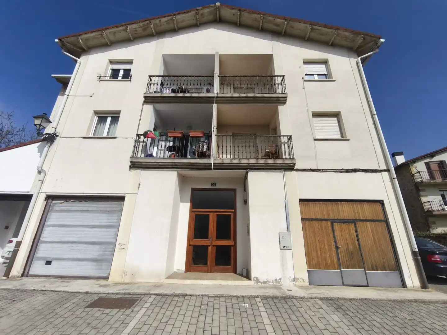 Exterior view of Flat for sale in Ziordia  with Terrace, Furnished and Balcony
