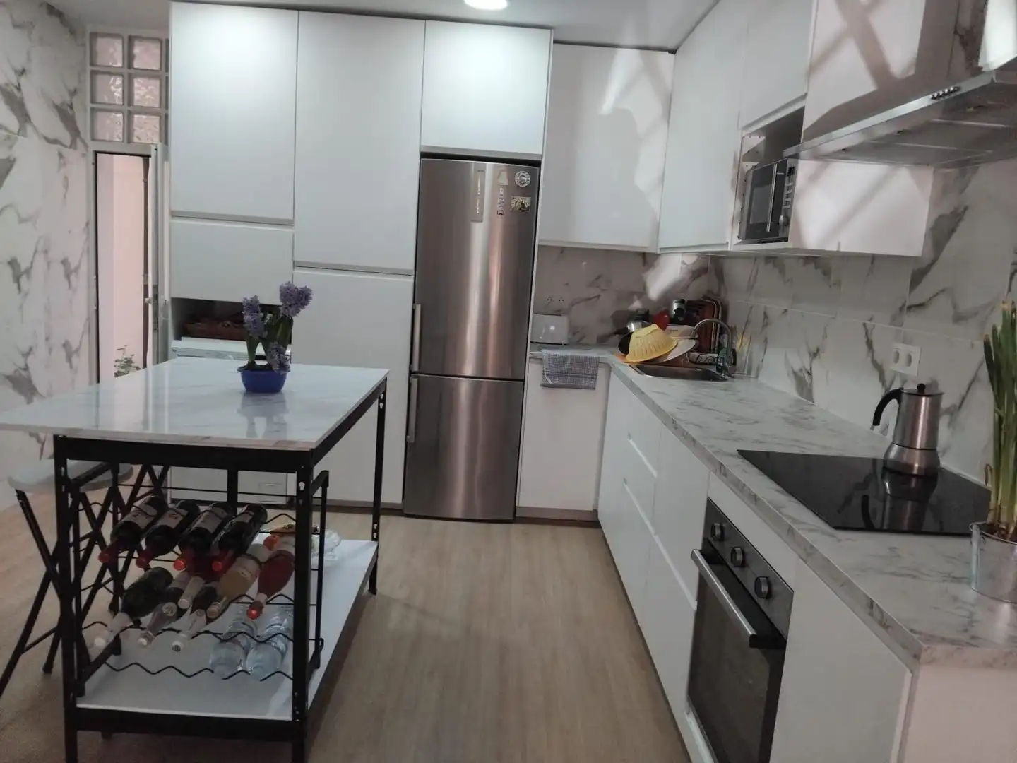 Kitchen of Houses for sale in Villajoyosa / La Vila Joiosa  with Air Conditioner and Furnished
