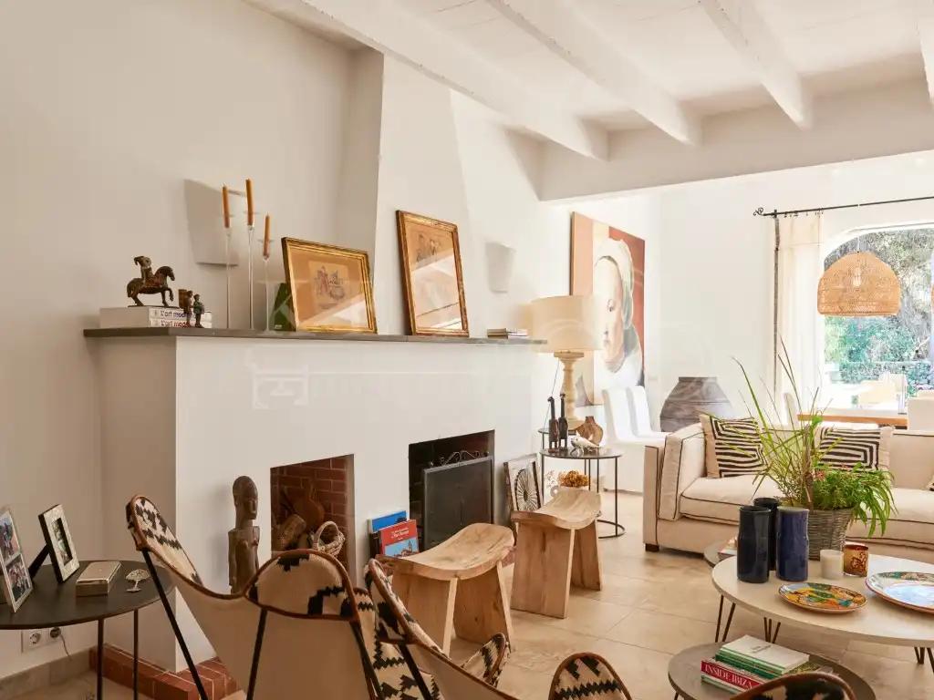 Living room of Houses for sale in Es Castell  with Air Conditioner, Heating and Private garden