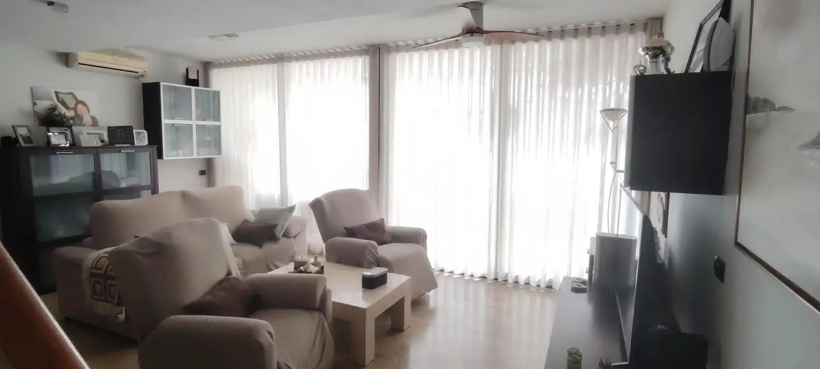 Sala de estar de Casa adosada en venta en Nules con Aire acondicionado, Jardín privado y Terraza