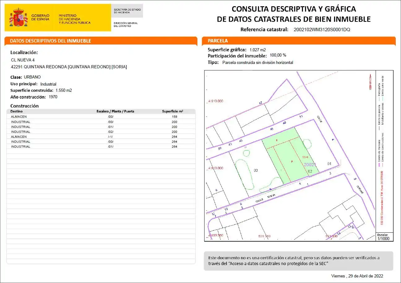 Fabrikhallen zur Miete in Quintana Redonda
