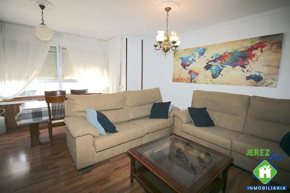 Living room of Flat for sale in Jerez de la Frontera  with Air Conditioner, Heating and Terrace