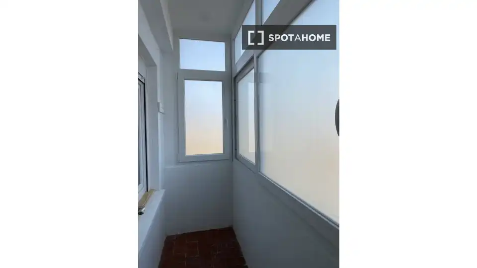 Bedroom of Flat for rent in Zaragoza  with Air Conditioner, Heating and Furnished