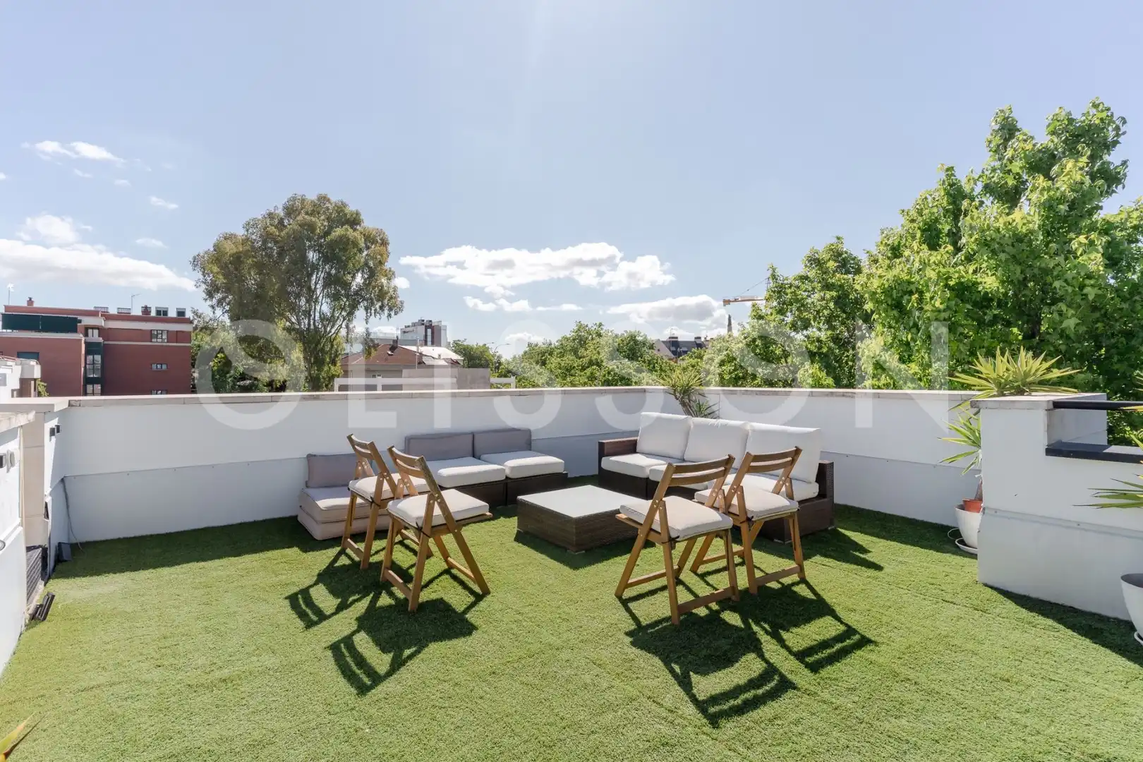 Terraza de Casa o chalet en venta en Madrid con Aire acondicionado, Calefacción y Jardín privado