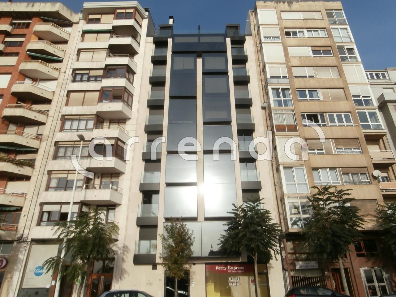 Exterior view of Flat to rent in Santander  with Heating, Parquet flooring and Furnished