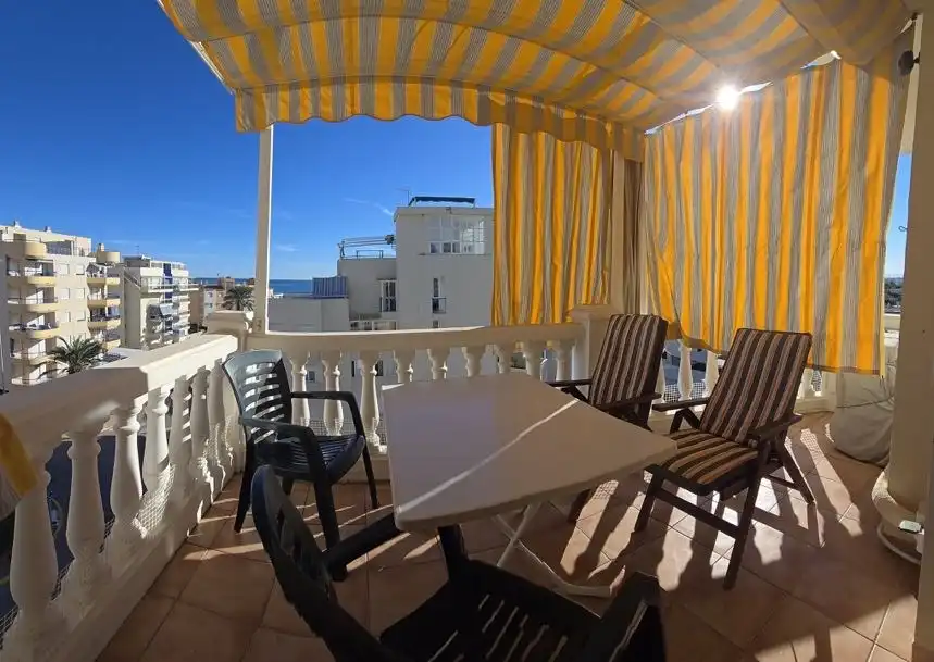 Terrasse von Wohnung zur Miete in Piles mit Klimaanlage, Terrasse und Möbliert