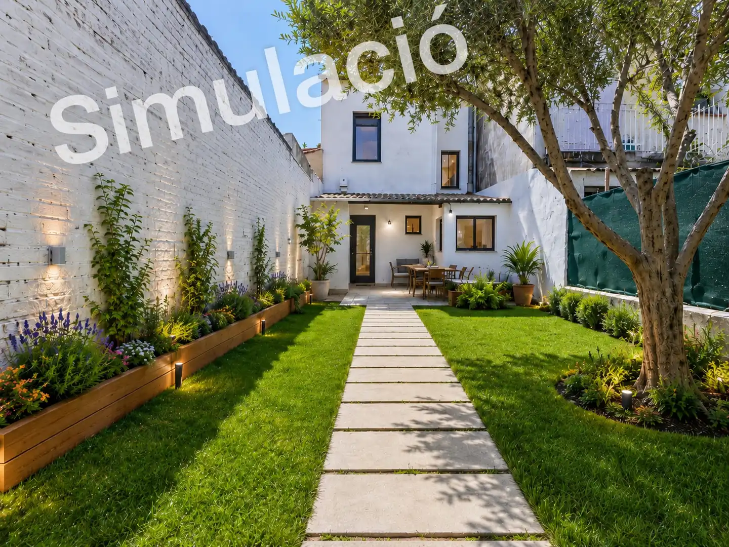Terraza de Casa adosada en venta en Manlleu con Calefacción, Jardín privado y Terraza
