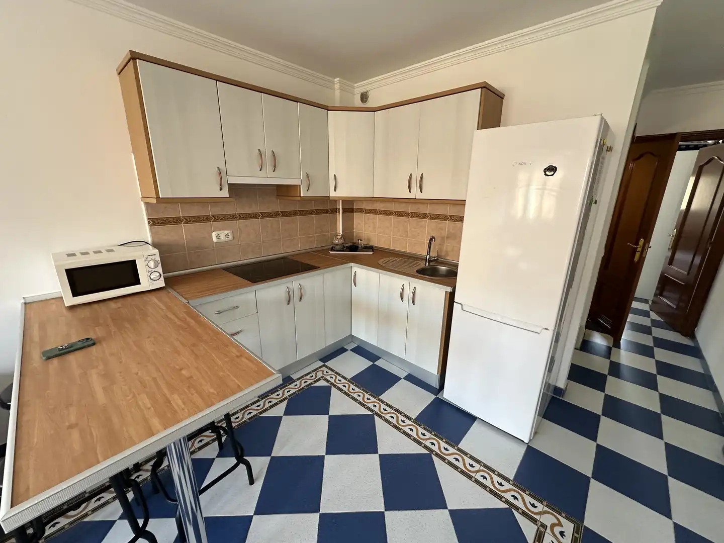 Küche von Einfamilien-Reihenhaus zum Verkauf in La Oliva mit Terrasse, Möbliert und Waschmaschine