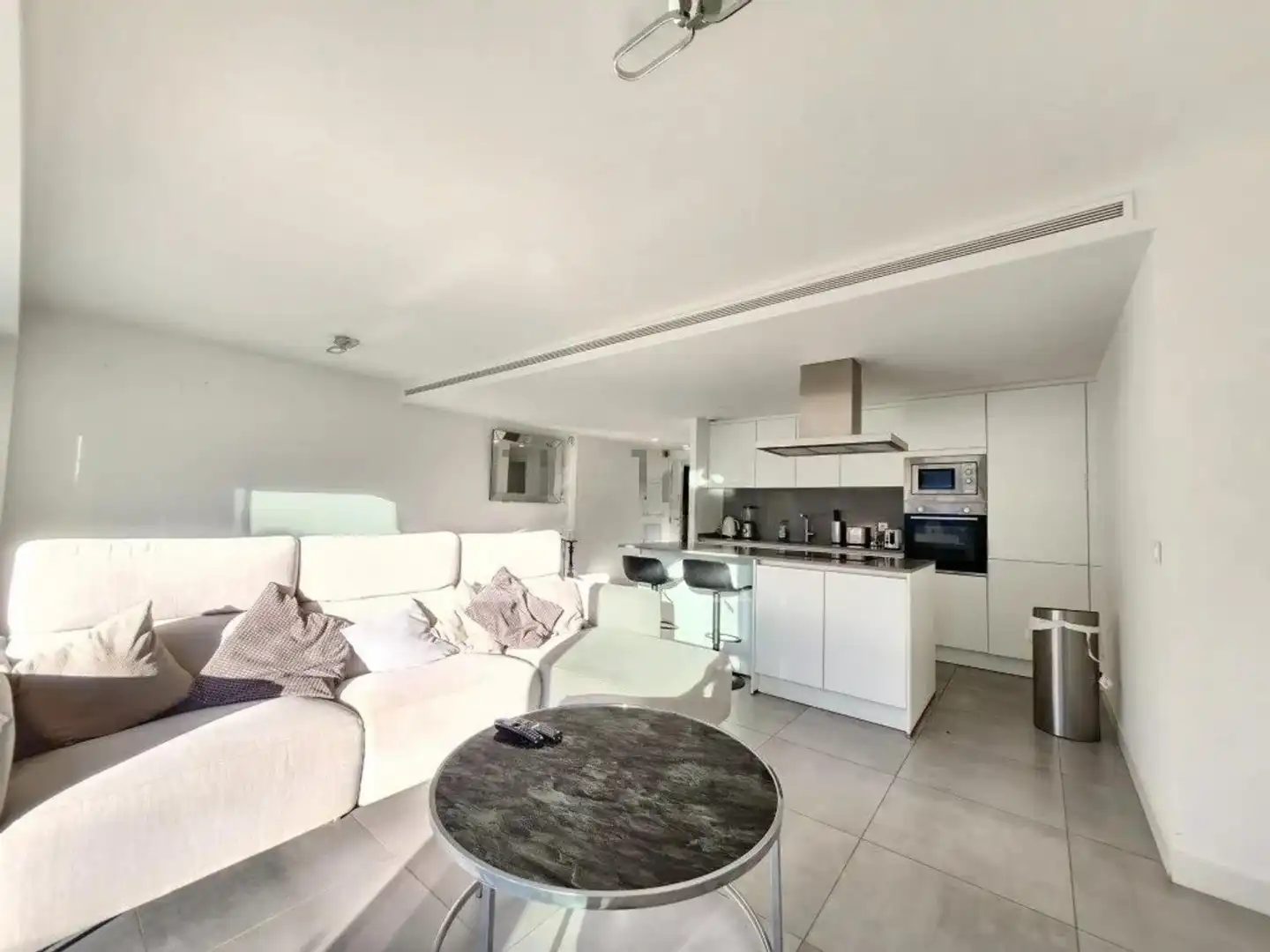 Living room of Apartments for rent in Estepona  with Air Conditioner, Heating and Sauna