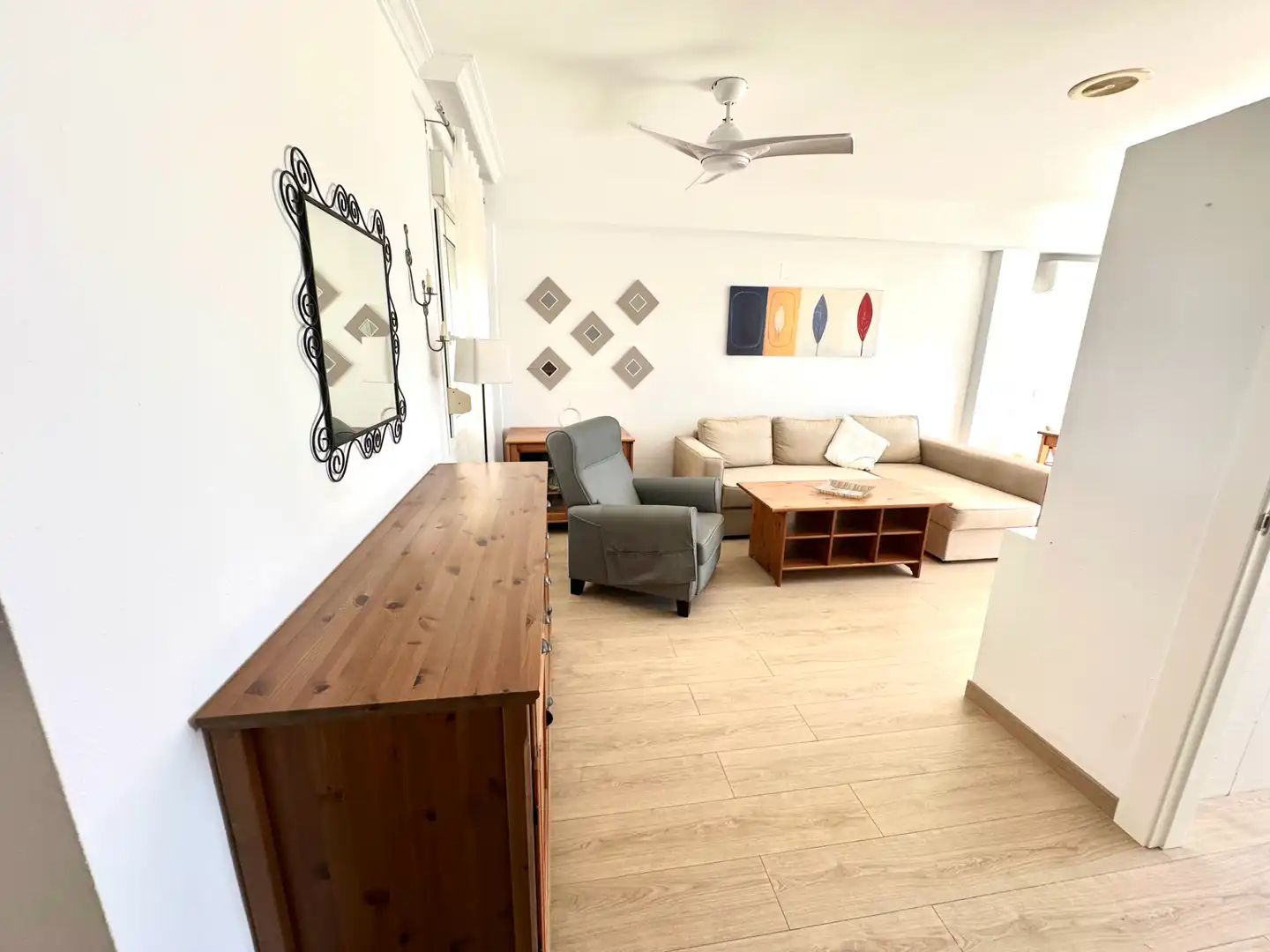 Sala de estar de Ático en venta en Torrevieja con Aire acondicionado, Calefacción y Terraza