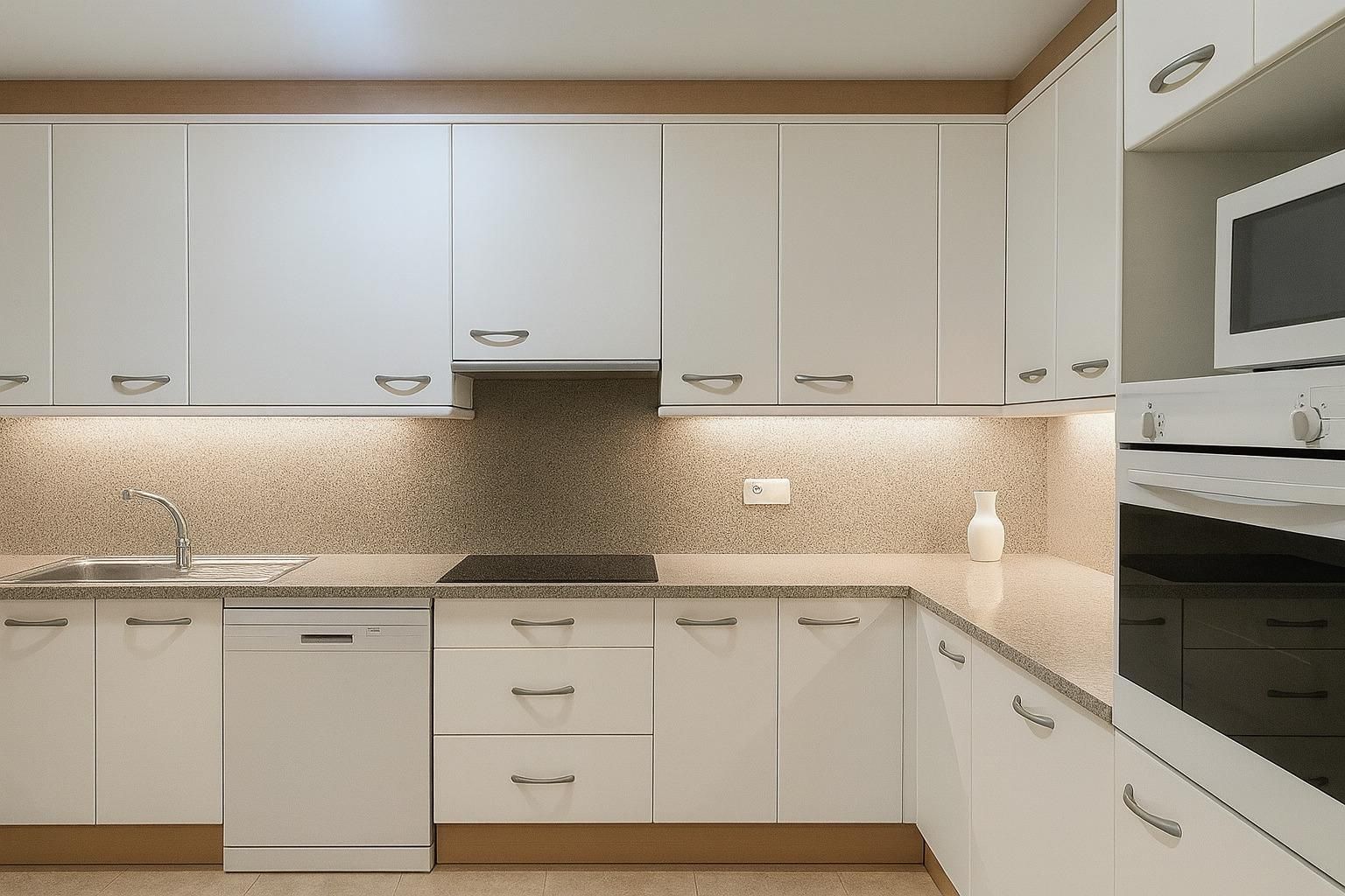 Kitchen of Flat for sale in  Tarragona Capital  with Air Conditioner, Heating and Private garden
