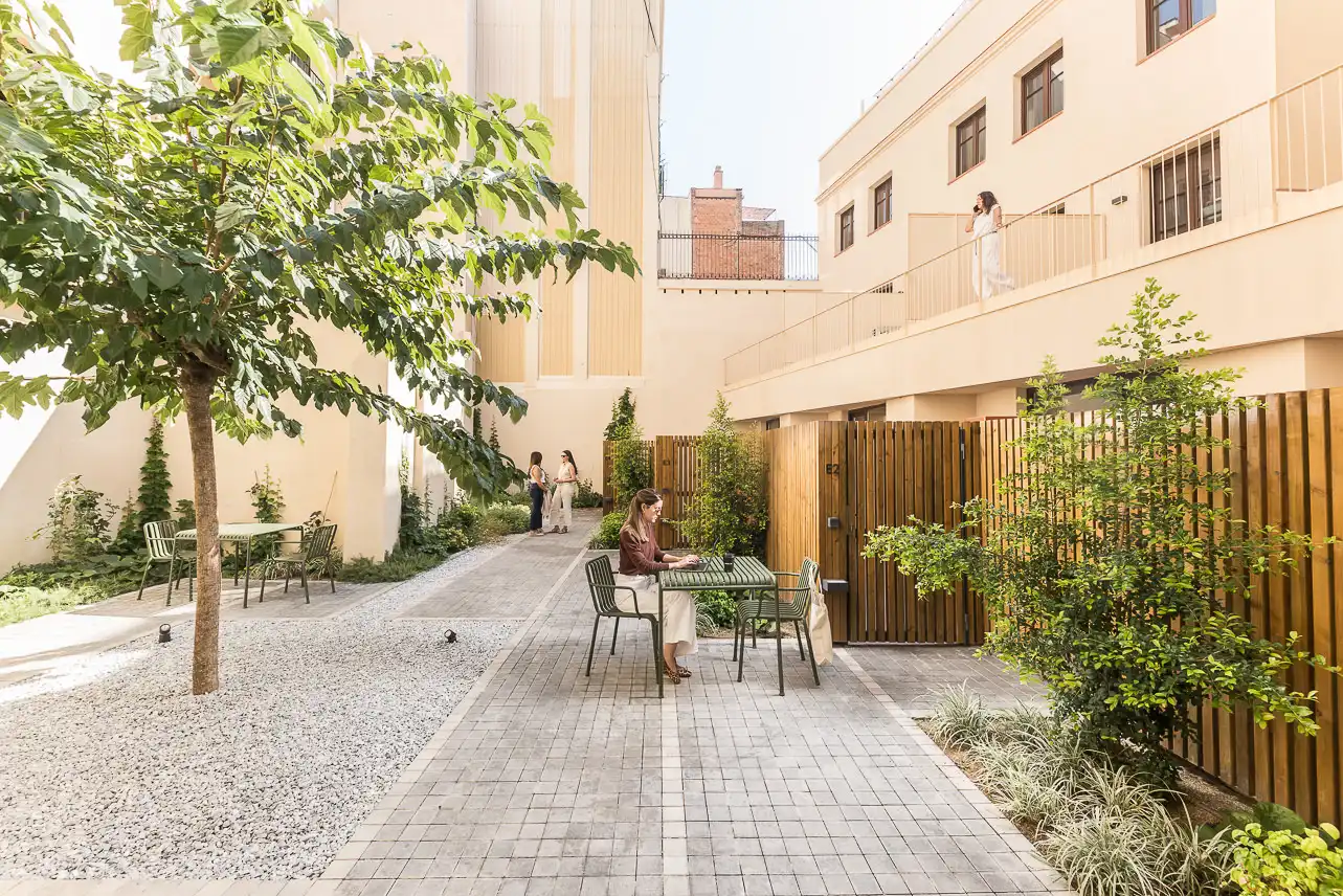 Terrace of Apartments for rent in Valencia  with Air Conditioner, Heating and Private garden