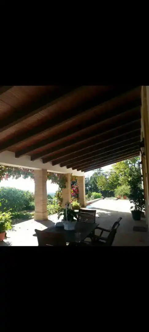 Terrassa de Finca rústica en venda en Peñaflor amb Aire condicionat, Jardí privat i Traster
