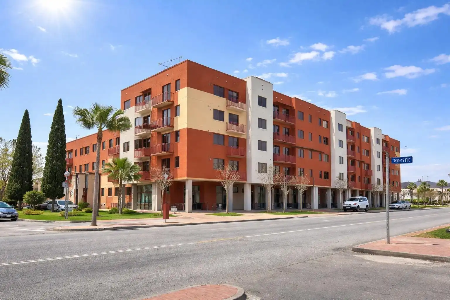 Vista exterior de Ático en venta en Alcantarilla con Aire acondicionado, Terraza y Piscina comunitaria