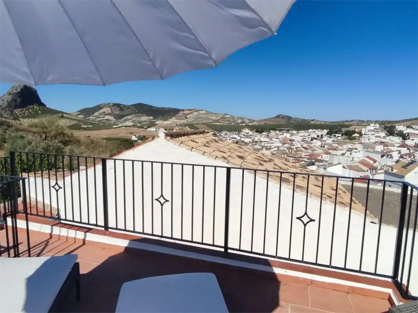Terrassa de Casa adosada en venda en Pruna amb Balcó