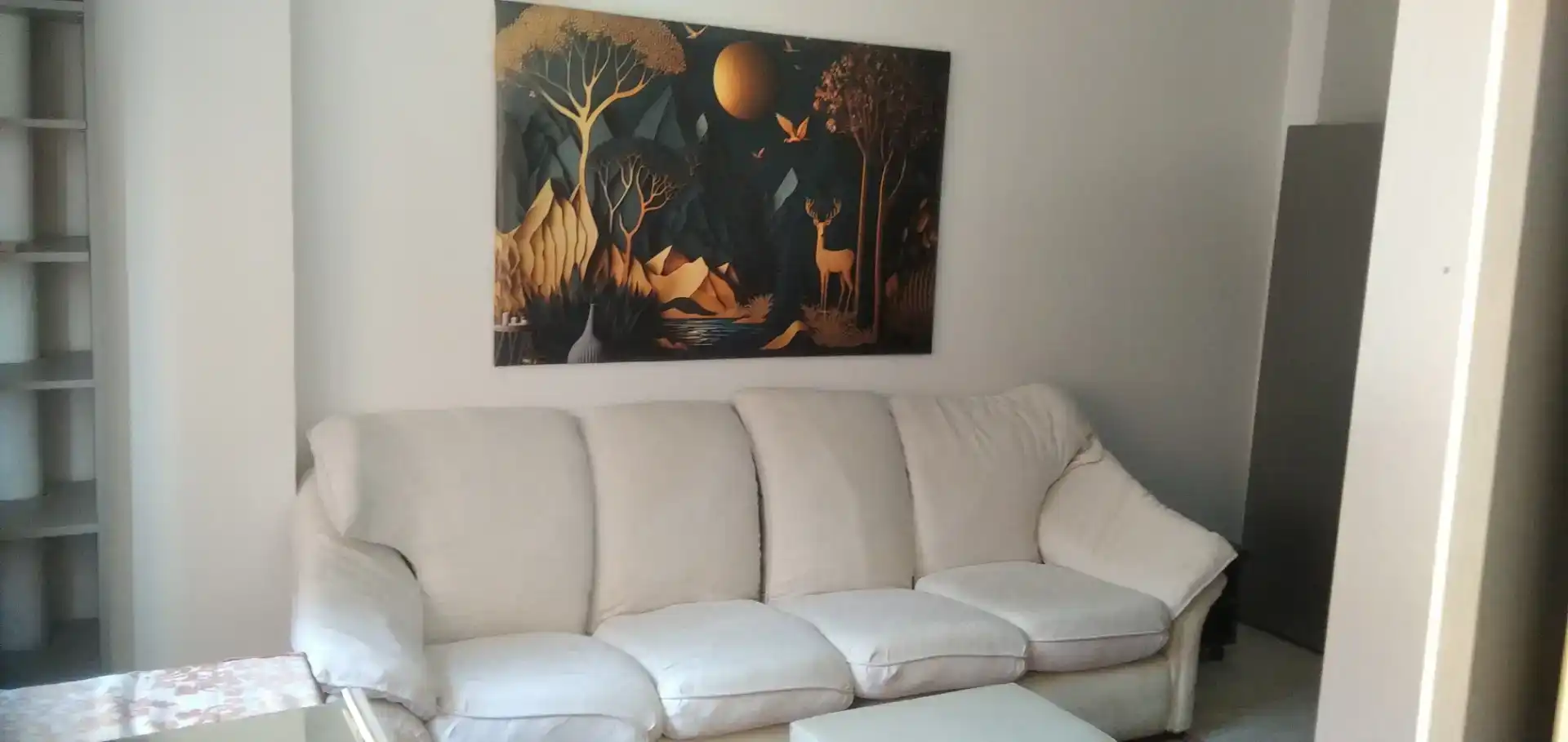 Sala d'estar de Pis de lloguer en Valladolid amb Parquet, Moblat i Rentadora