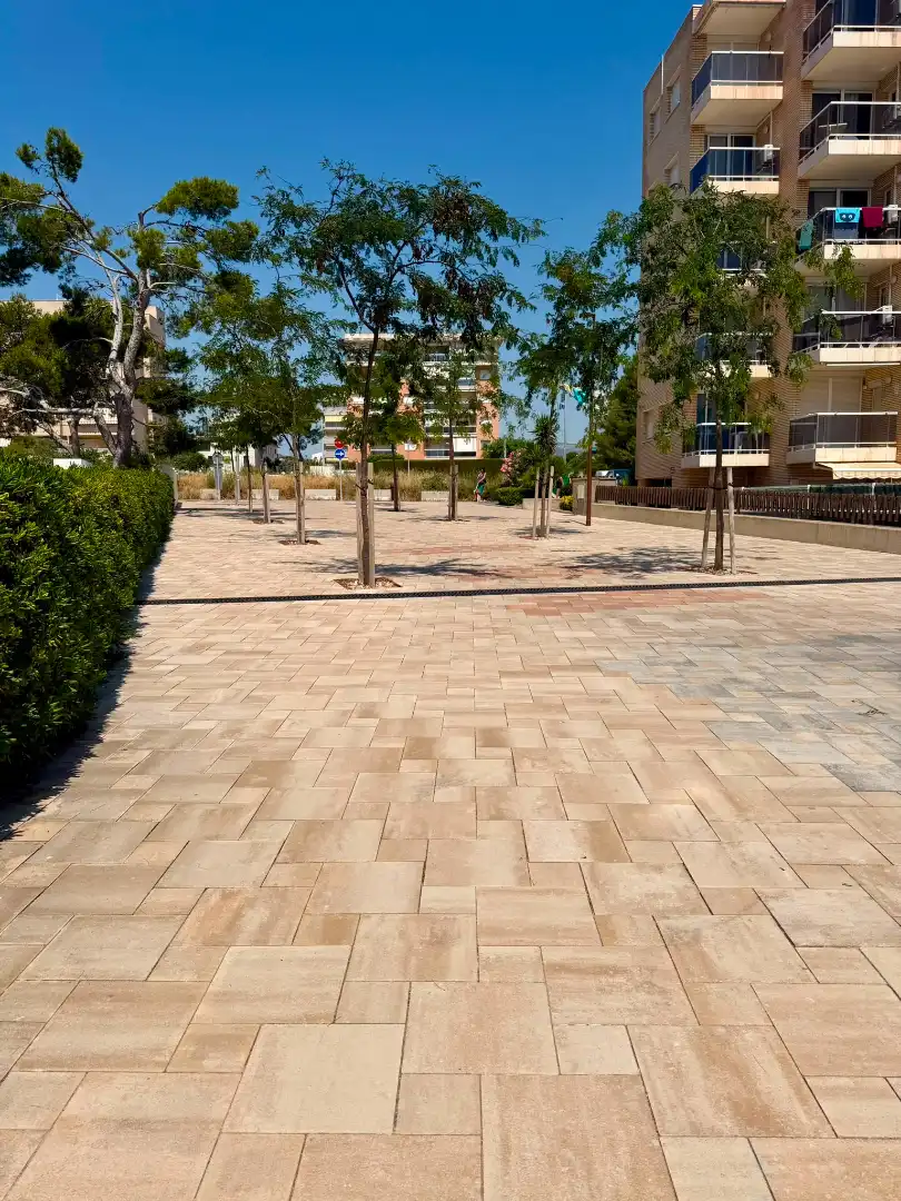 Exterior view of Flat for sale in Mont-roig del Camp  with Heating, Terrace and Furnished