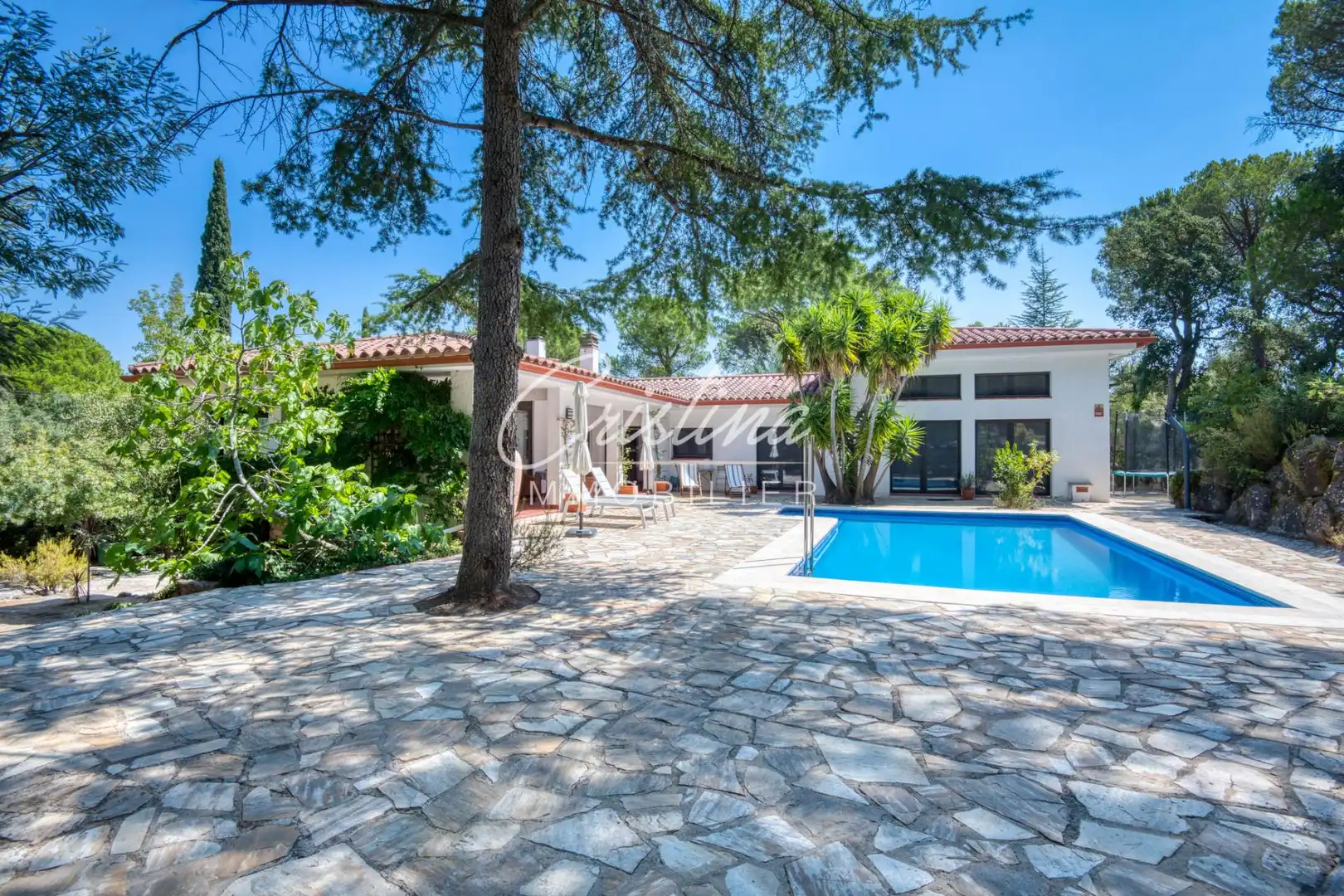 Vista exterior de Casa o xalet en venda en Santa Cristina d'Aro amb Calefacció i Piscina