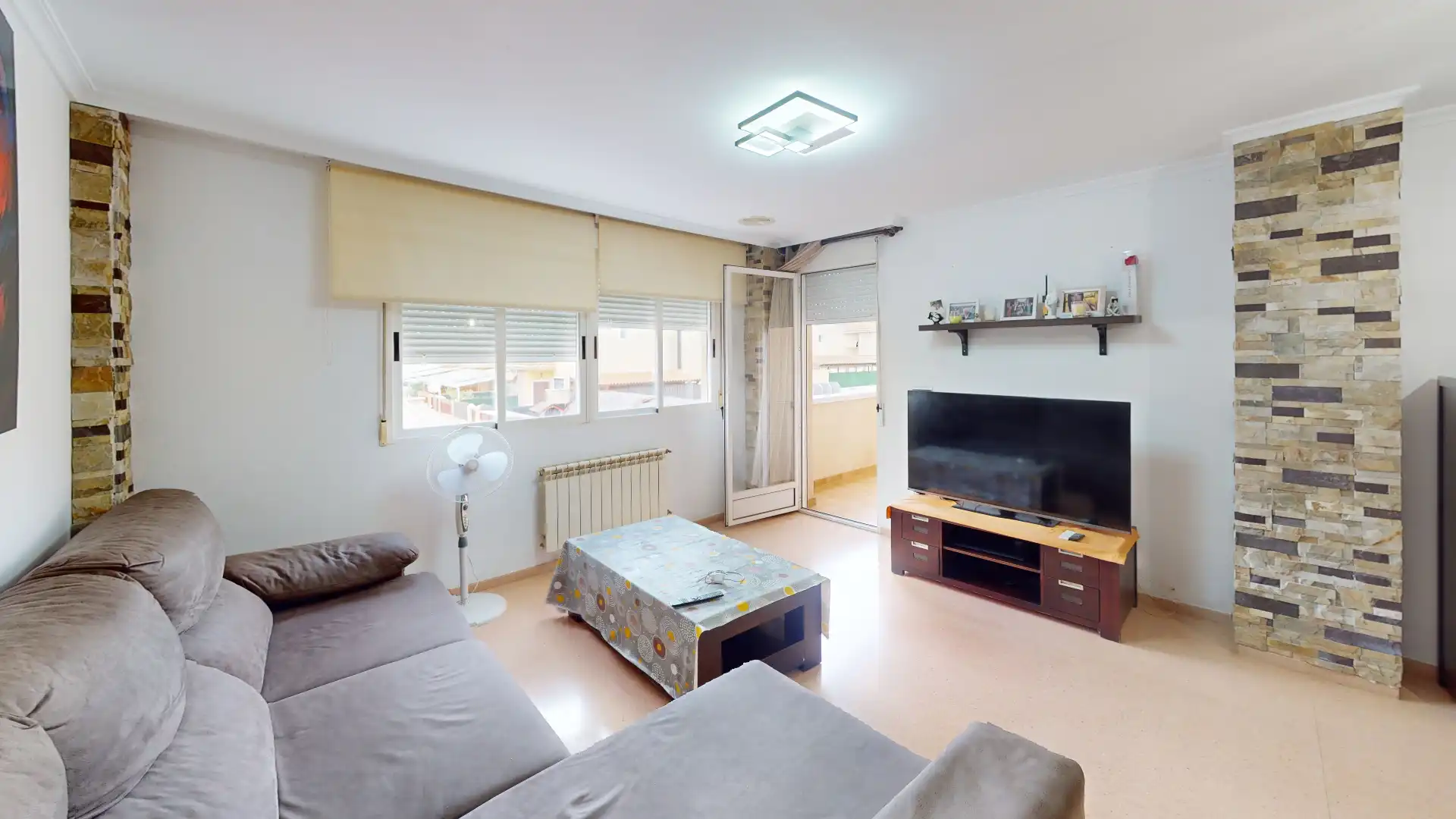 Sala de estar de Piso en venta en Elche / Elx con Aire acondicionado, Amueblado y Horno