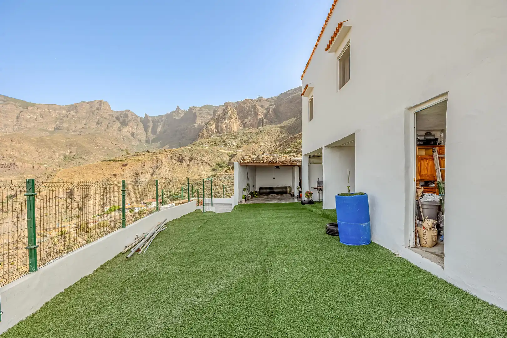 Terrassa de Casa o xalet en venda en San Bartolomé de Tirajana amb Aire condicionat, Jardí privat i Terrassa