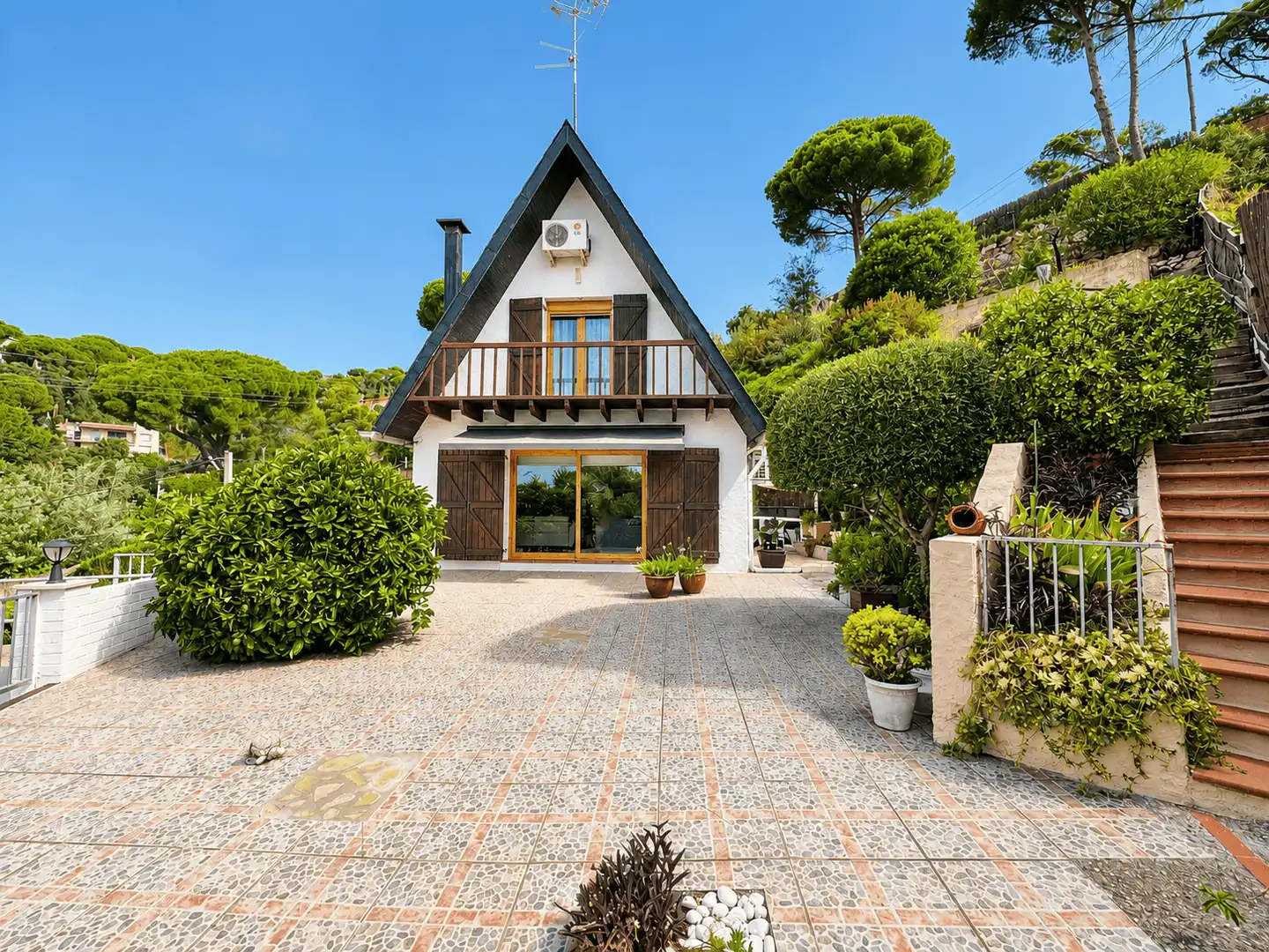 Jardín de Casa o chalet en venta en Sant Cebrià de Vallalta con Aire acondicionado, Calefacción y Jardín privado
