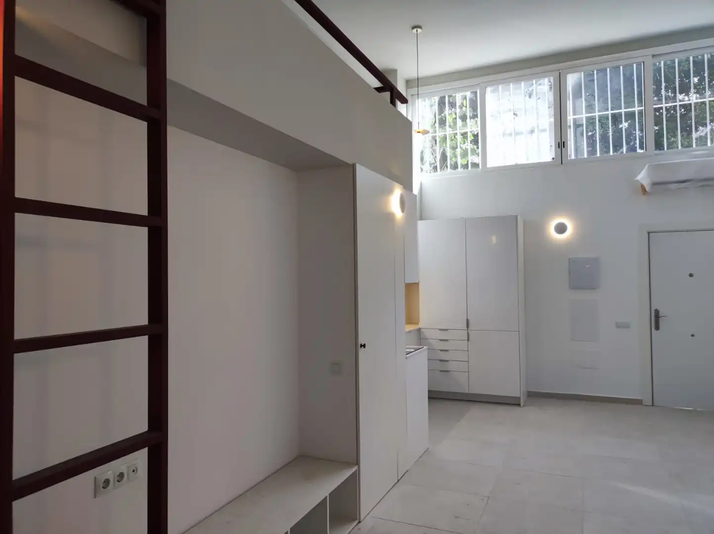 Wohnung zur Miete in Málaga mit Klimaanlage, Heizung und Ofen