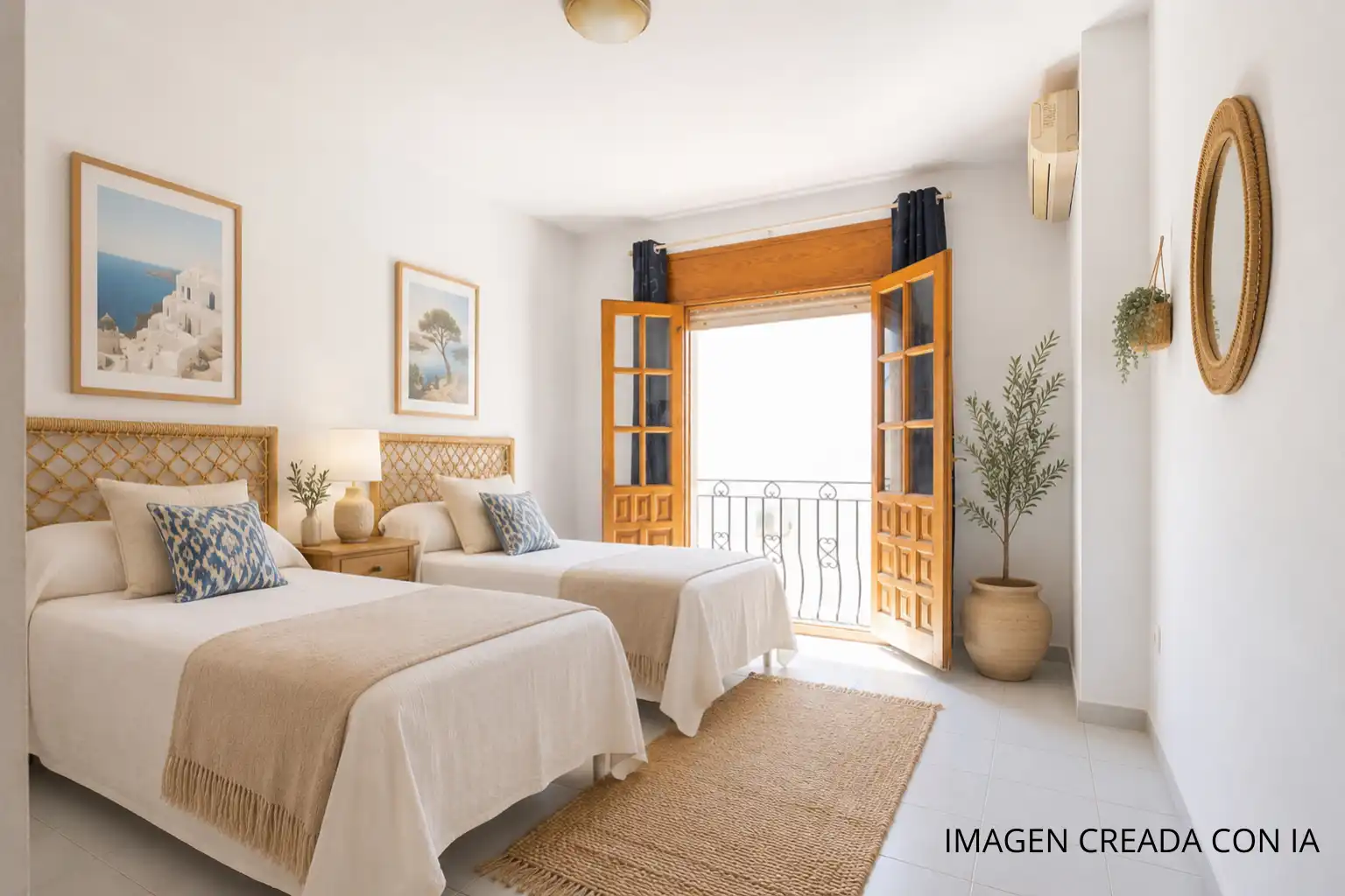Habitación de Casa adosada en venta en Garrucha con Aire acondicionado, Terraza y Balcón