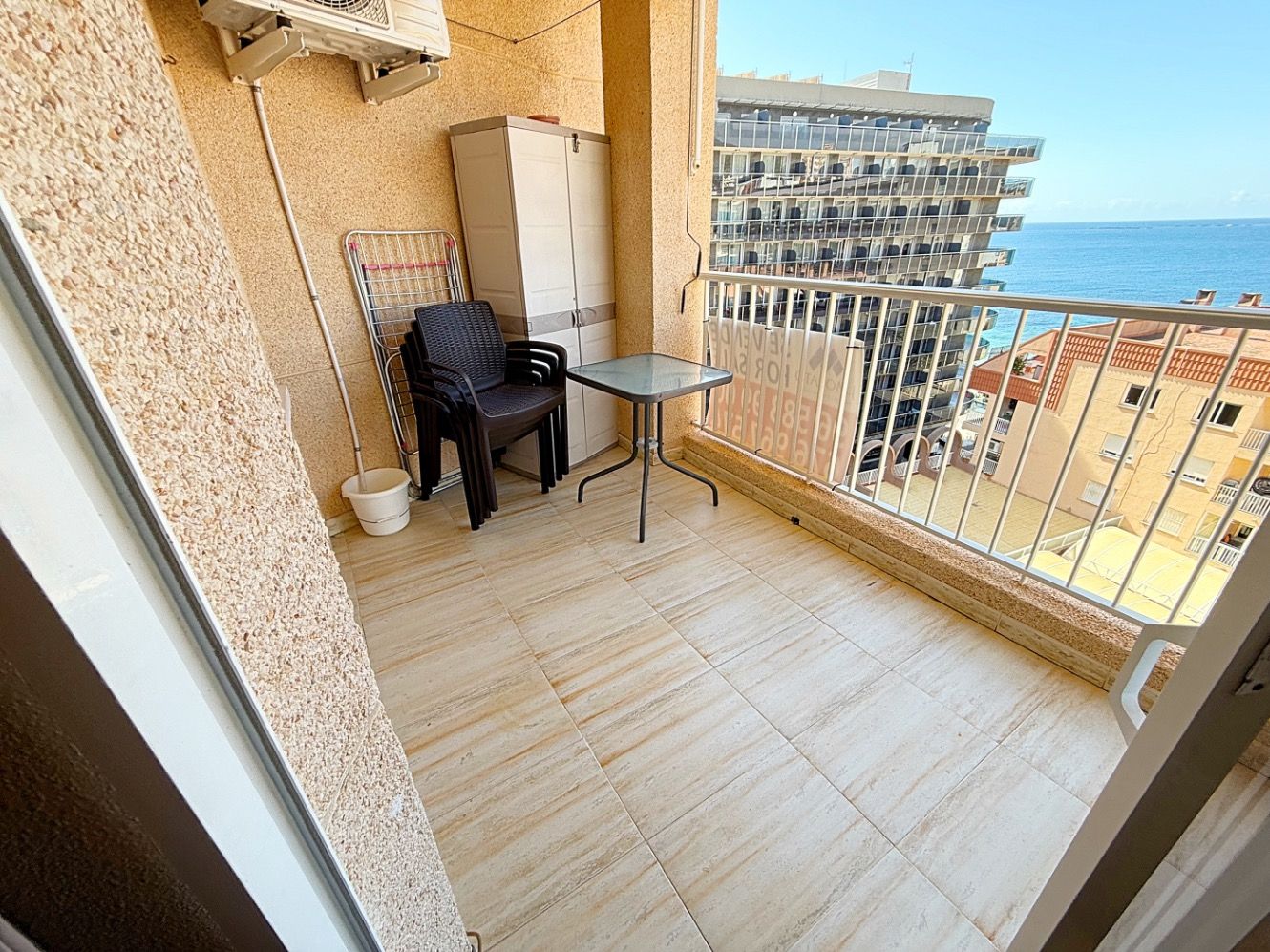 Terraza de Apartamento en venta en Calpe / Calp con Aire acondicionado, Terraza y Amueblado