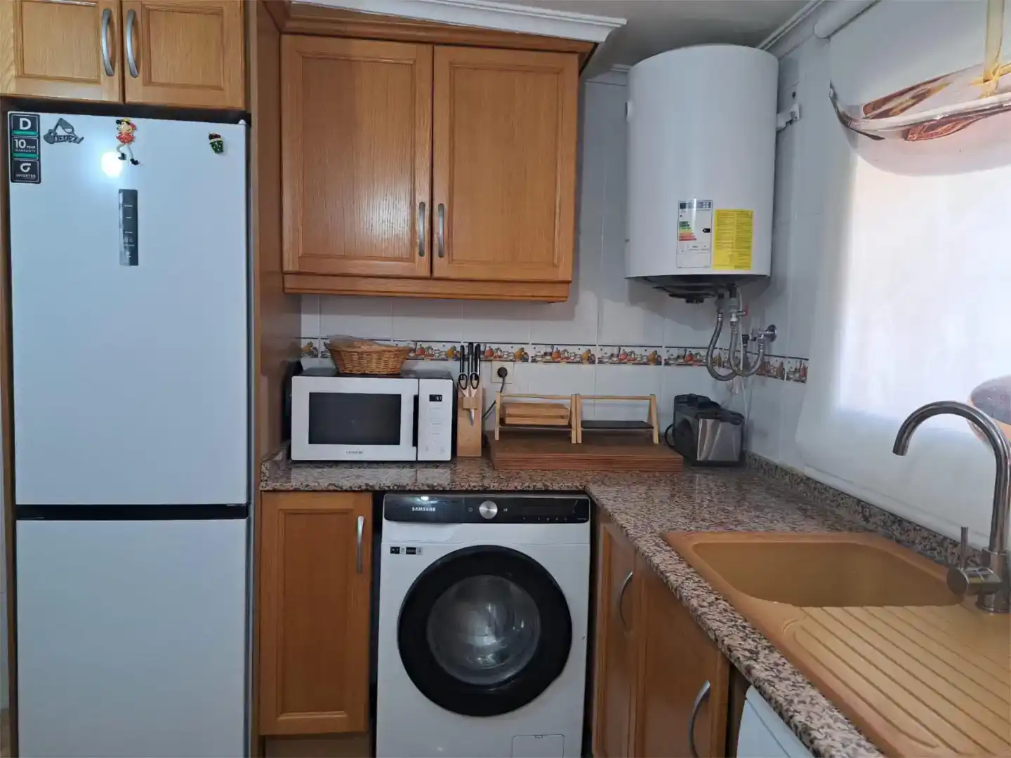 Kitchen of Attic for sale in Aldaia  with Air Conditioner and Balcony
