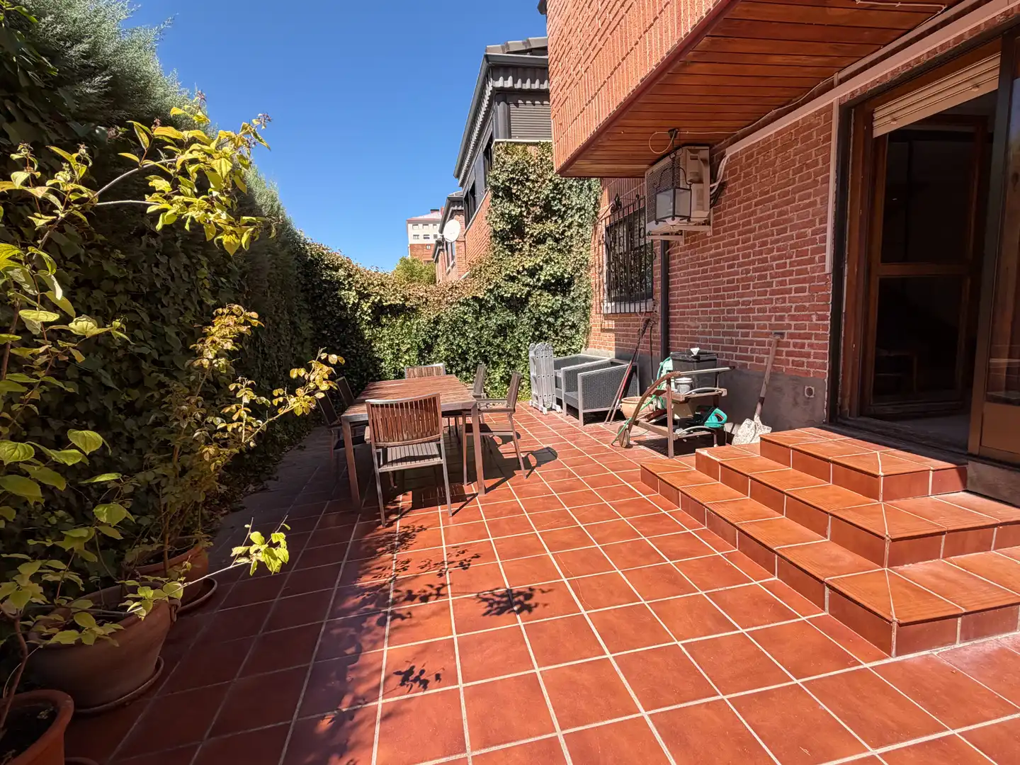 Terraza de Casa adosada en venta en Guadalajara con Calefacción