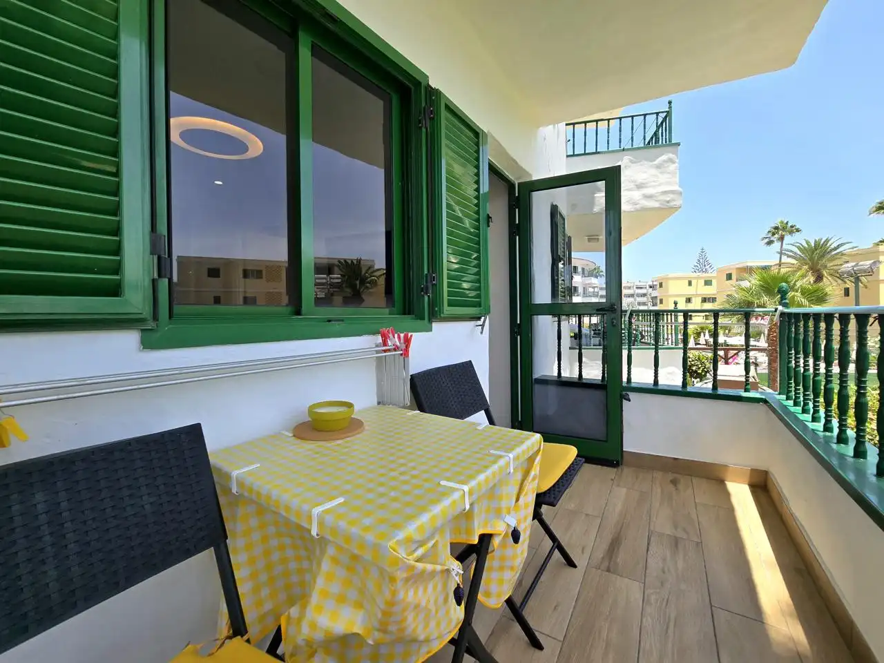 Terrasse von Wohnungen zur Miete in San Bartolomé de Tirajana mit Terrasse, Möbliert und Balkon