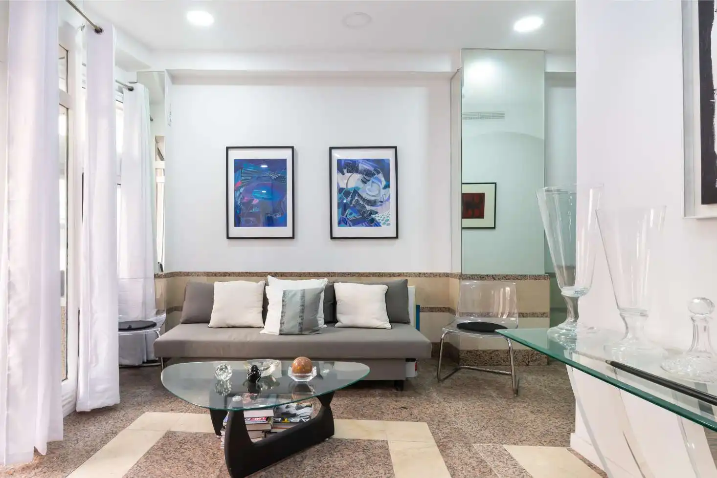 Sala de estar de Piso en venta en Madrid con Aire acondicionado, Calefacción y Amueblado