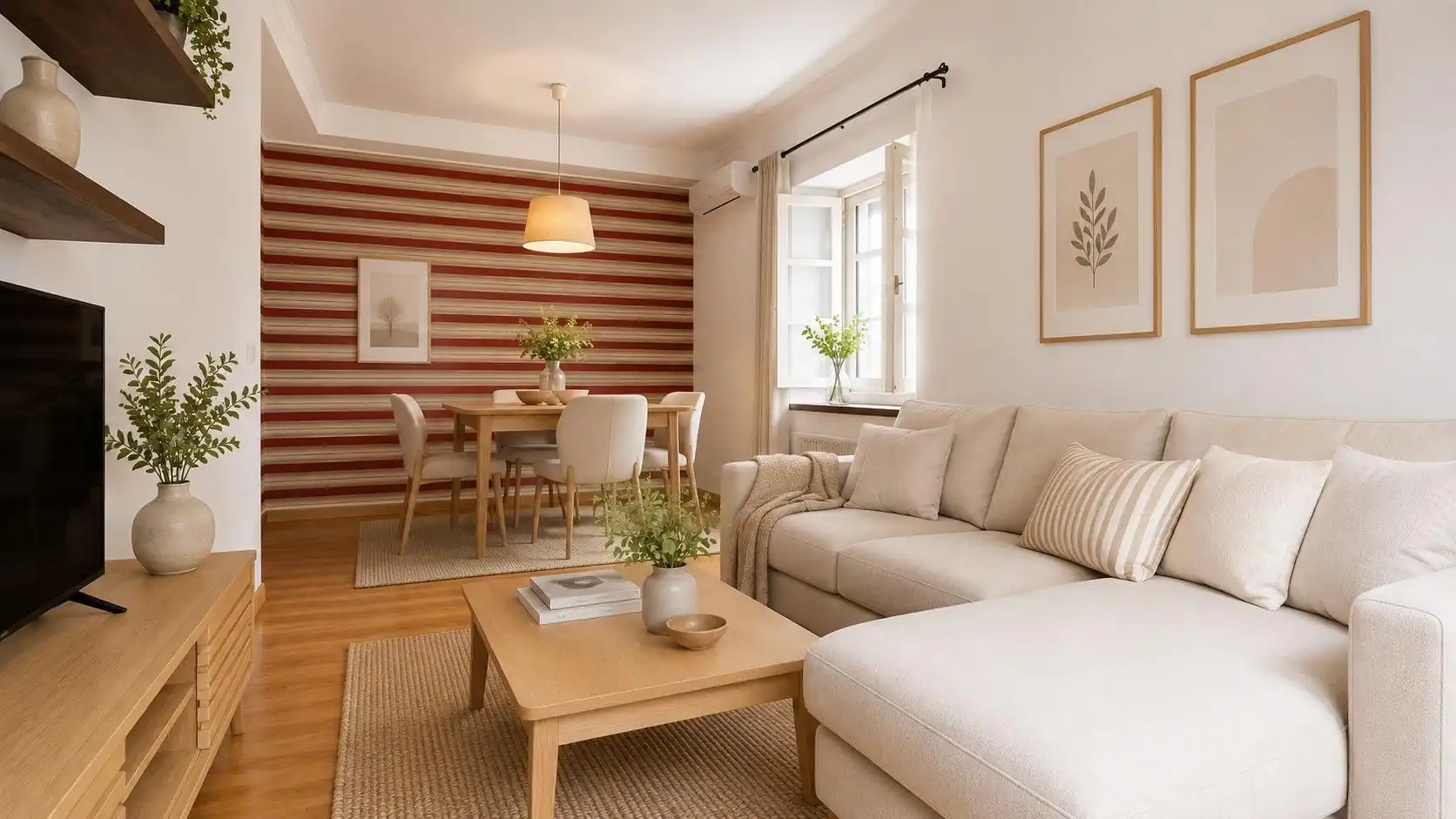 Sala de estar de Piso en venta en Almería con Aire acondicionado, Calefacción y Balcón