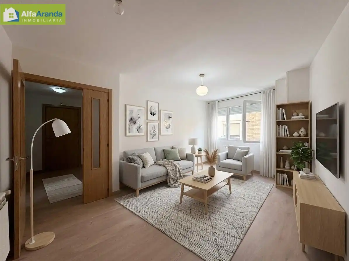 Sala d'estar de Apartament en venda en Aranda de Duero amb Calefacció
