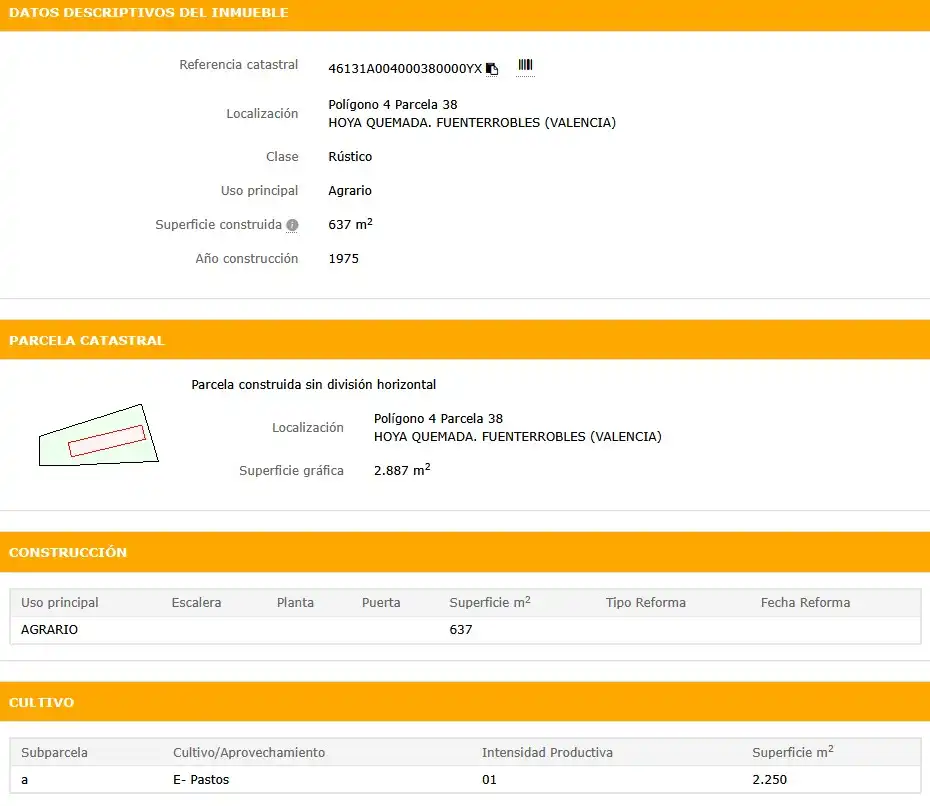 Aparcament de Nau industrial en venda en Fuenterrobles